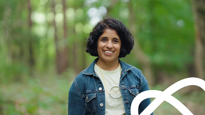 Image of a woman in a forest